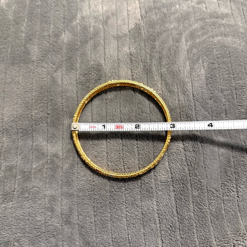 Indian Pakistani Gold Bangle Set - Picture 8 of 8
